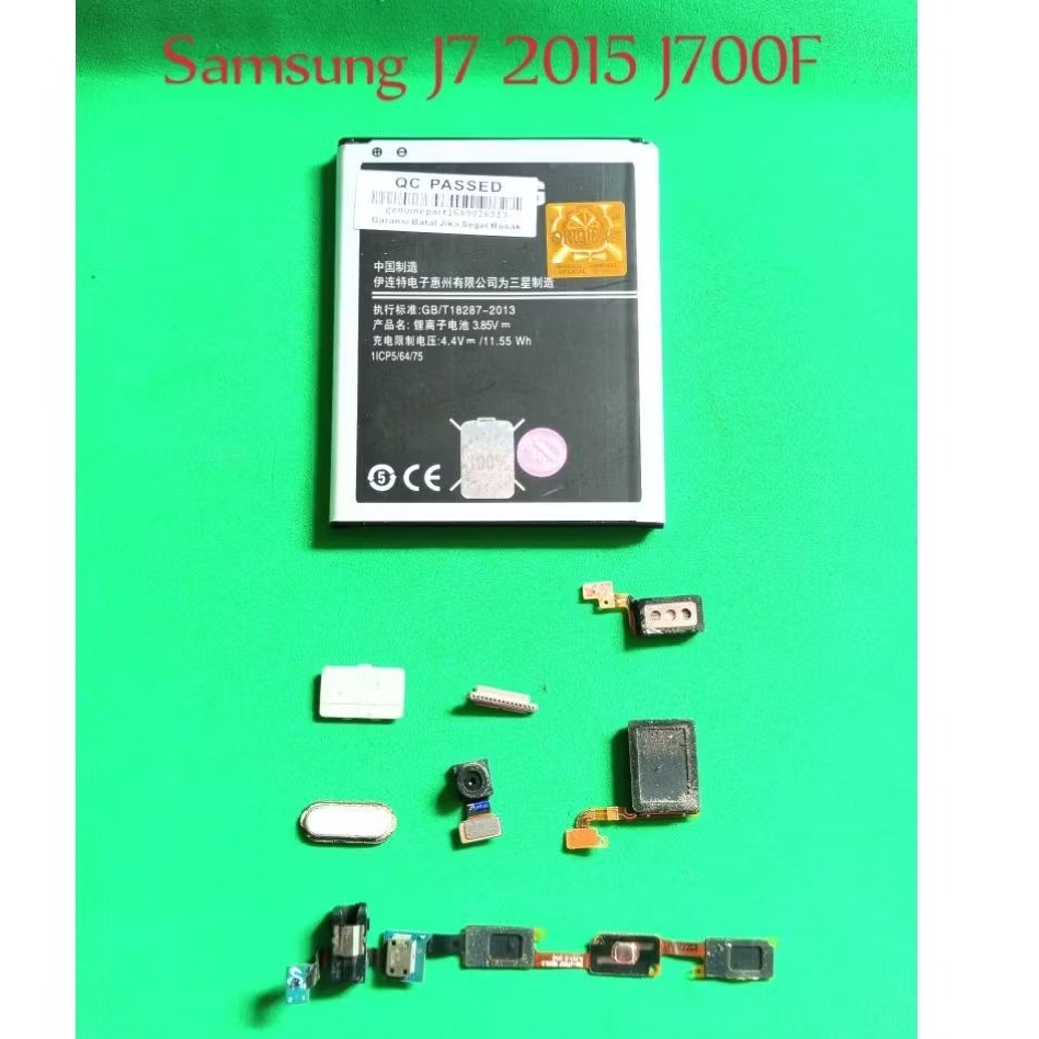 Part Copotan Samsung J7 2015/ J700 J700F Second  speaker atas  getar  kamera depan  buzer  baterai O