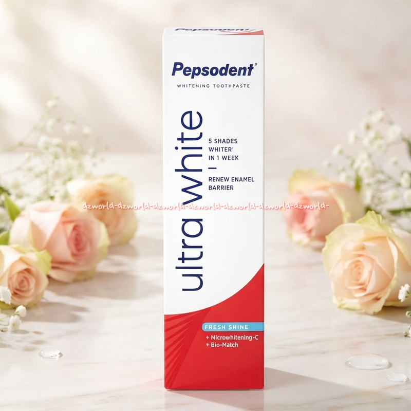 Pepsodent 90gr Ultra White Best Whitening Toothpaste 5x Whiter Pasta Gigi Odol Aman Digunakan Bahkan