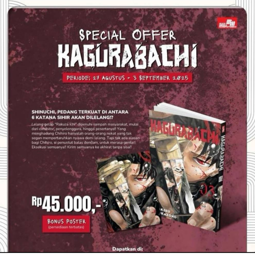 Komik Kagurabachi 03 by Takeru Hokazono (SPECIAL OFFER)