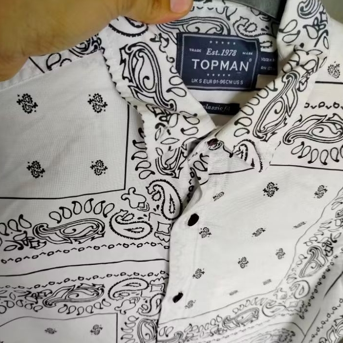kemeja pria SIZE S topman batik