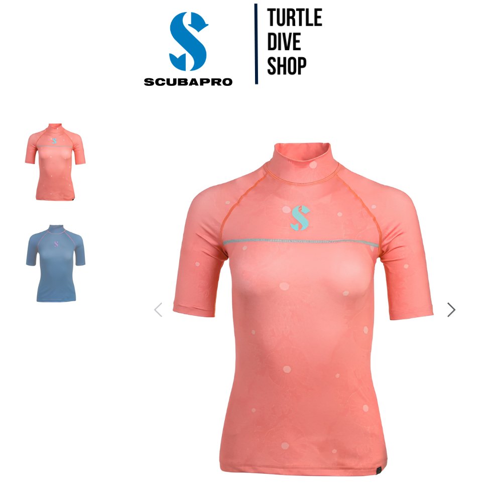 Scubapro T-Flex Short Sleeve Rash Guard UPF50 - Womens