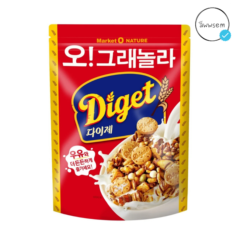 DIGET Granola Digestive Cereal Digest MARKET O NATURE KOREA