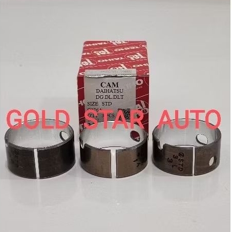 1 SET 3 PCS METAL NOKEN AS METAL AS KLEP CAM SHAFT BEARING C276A DAIHATSU F70 TAFT GT F69 TAFT HILIN