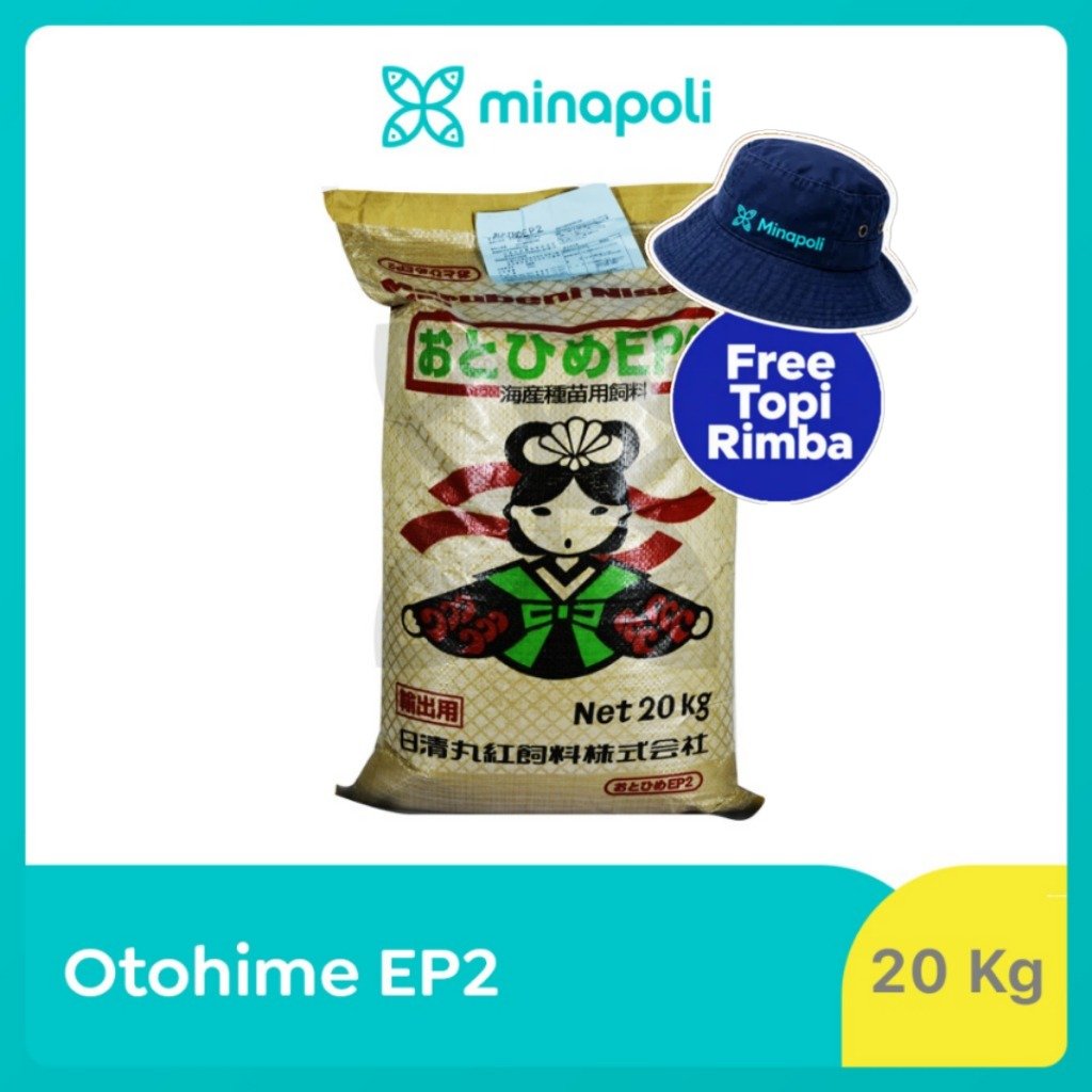 Pakan Ikan Otohime EP2 20kg Makanan Pembenihan Pembesaran Ikan Laut Air Tawar