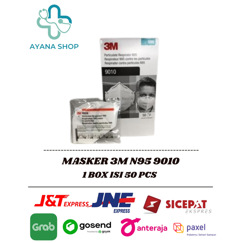 Masker 3M 9010 N95 isi 50