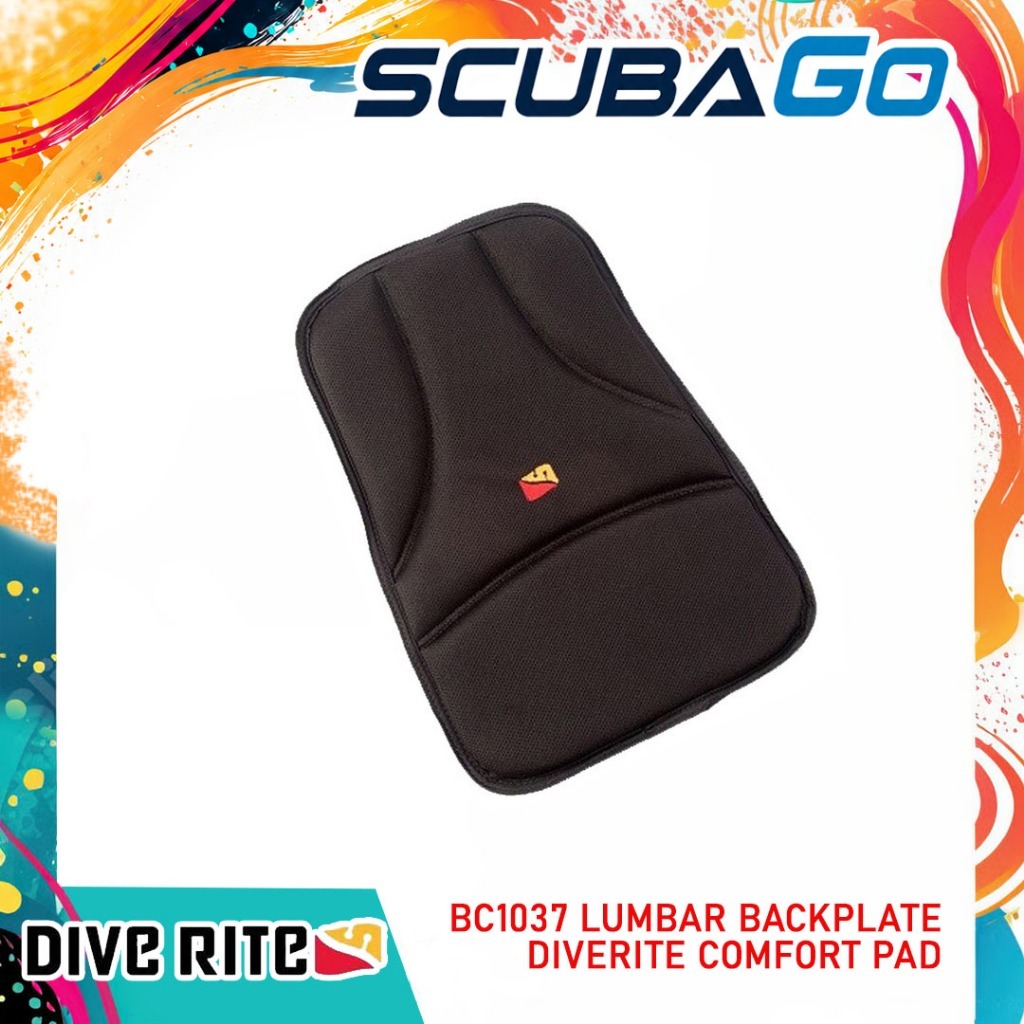 BC1037 Lumbar Backplate Diverite Comfort Pad Sparepart For BCD Selam Dive Rite Scuba Diving
