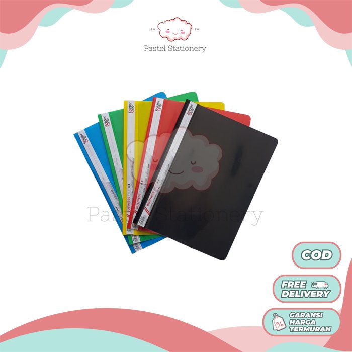 Map Business File Plastik A4 Folder One Plastic Snelhecter Dokumen A4 Murah