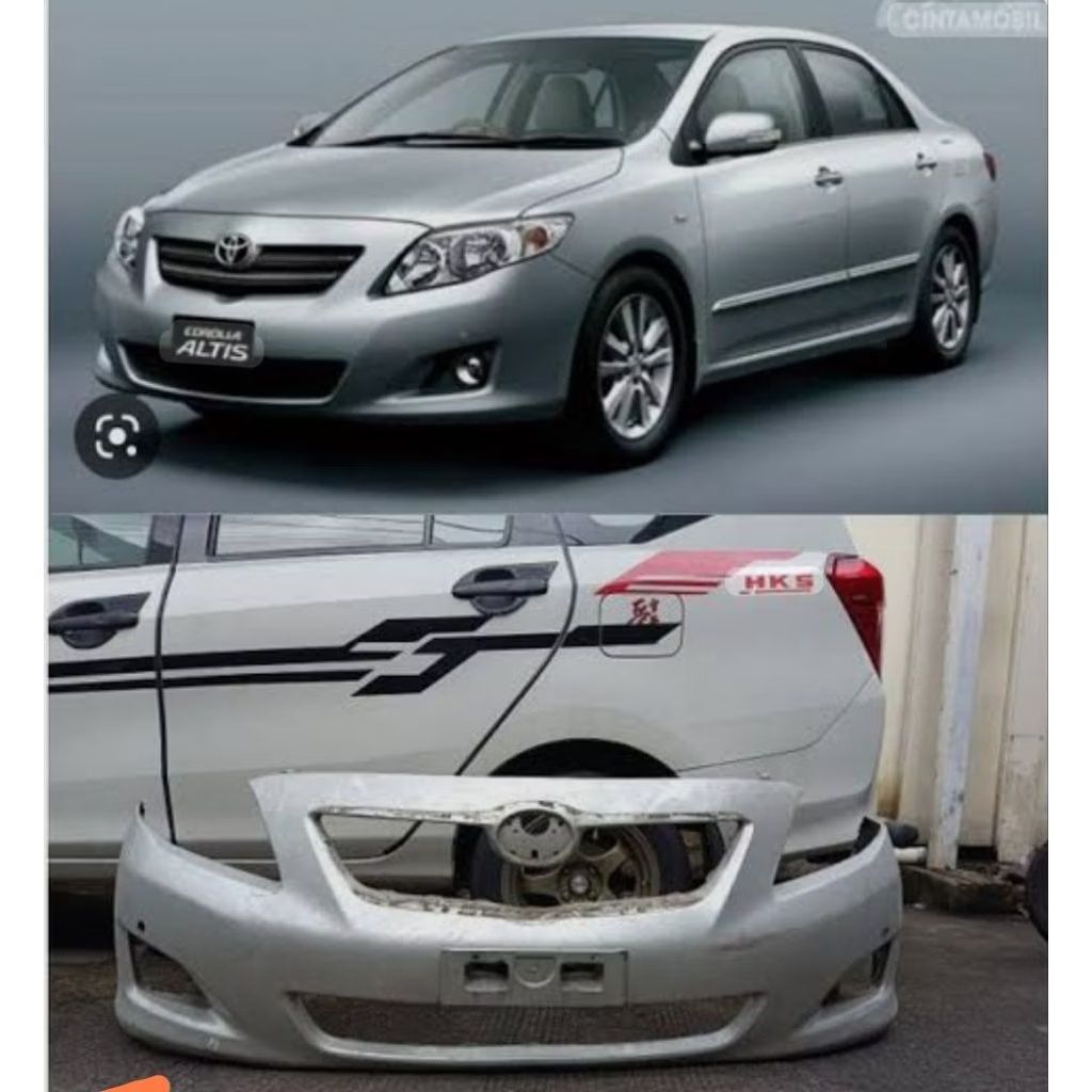 bumper depan toyota altis 2008 2010 original