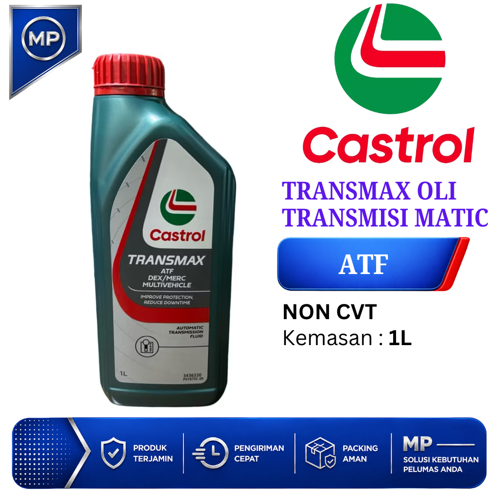 Castrol ATF Transmax Oli Transmisi Mobil Matic Non CVT Kemasan 1 Liter