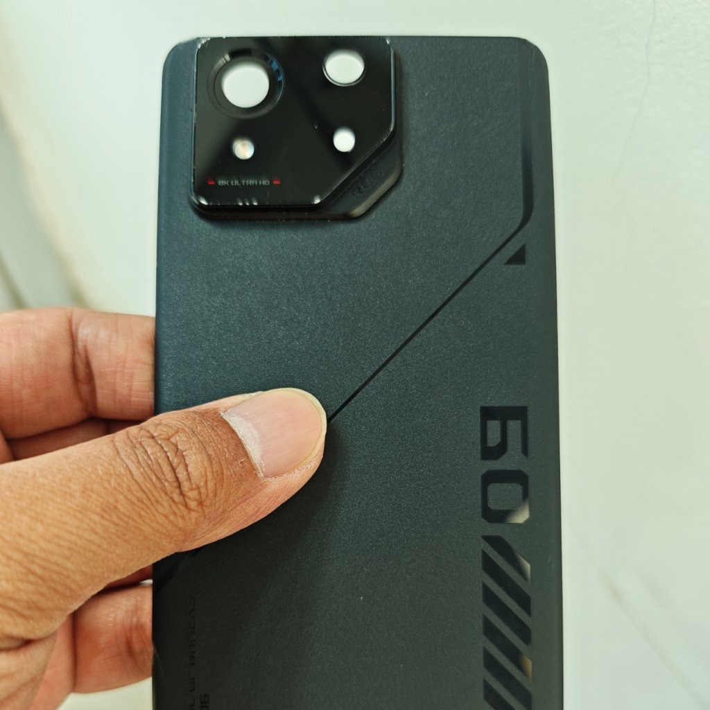 BACKDOOR HITAM ROG PHONE 9 FE  COVER ROG 9 FE PENUTUP BATTERY ROG 9 FE ORIGINAL MINUS