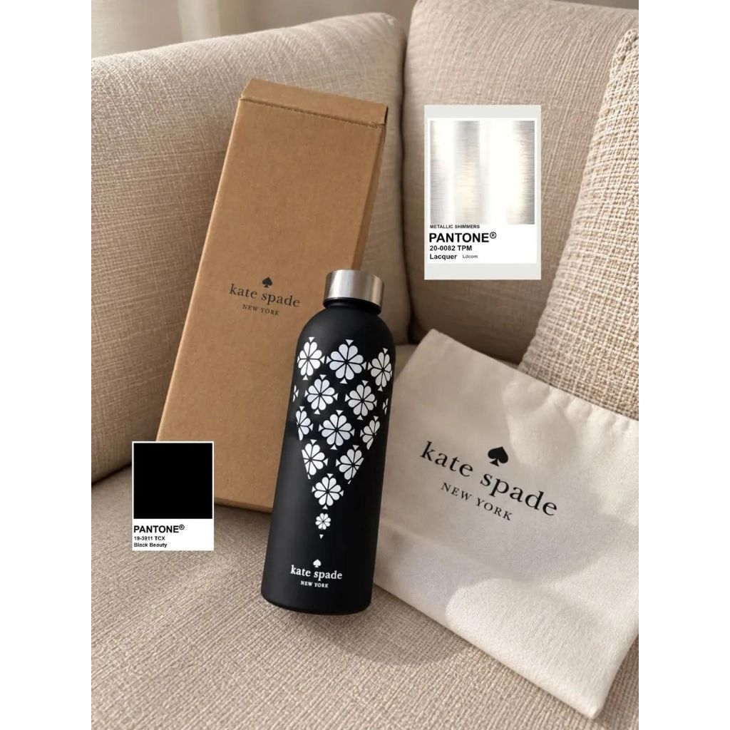 Tumbler Kate Spade 500ml Botol Minum Stainless Premium + Box & Paper Bag