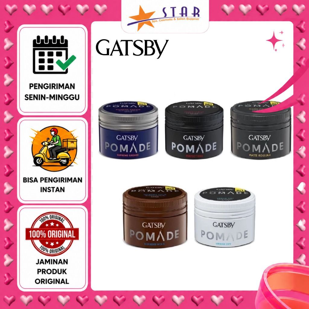 * STAR * Gatsby Styling Pomade | Pomade Cowok/UMM