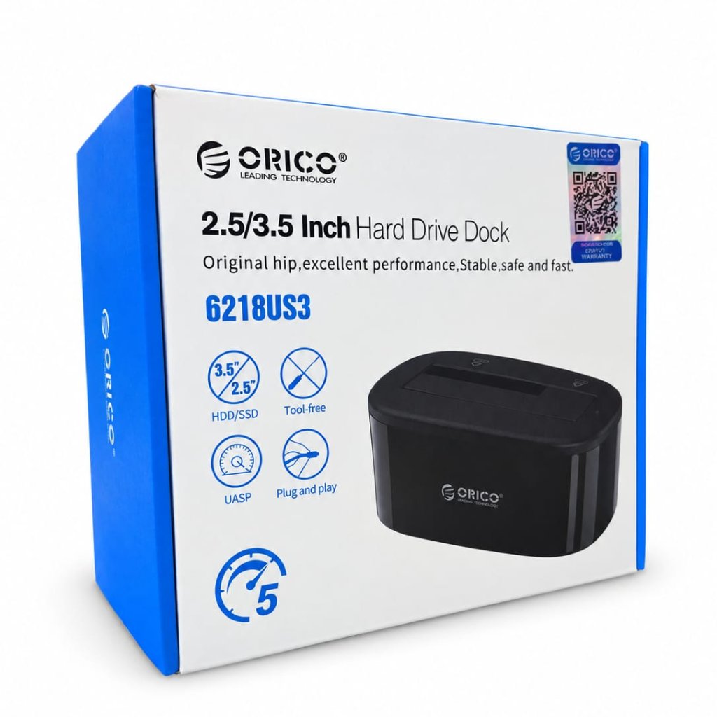 ORICO DOCKING HARDDISK 2,5"-3,5" / HARD DRIVE DOCK ORICO 6218US3
