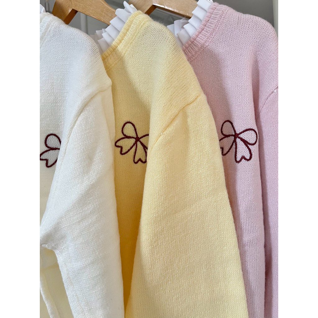 Ribbon | Cardigan wanita premium | Cardigan Korea | Outfit korea | Cardigan Hijab