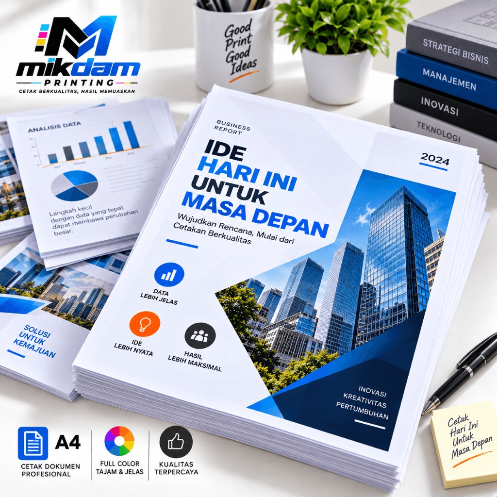 jasa print warna A4 dan cetak buku | faxy print