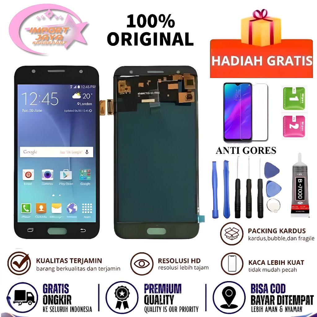 [ORIGINAL] LCD SAMSUNG J5 / J500 /J500G - LCD FULLSET