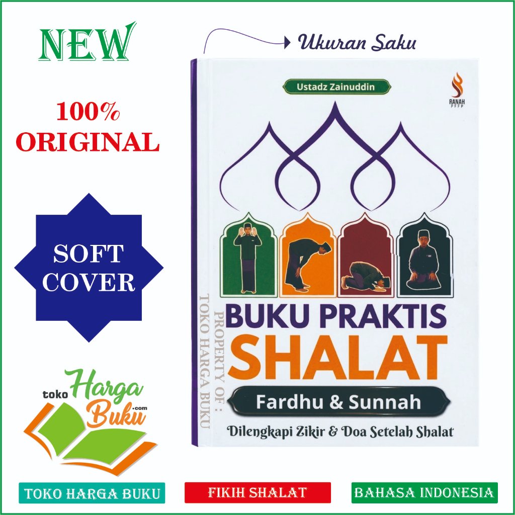 Foto Buku Praktis Shalat Fardhu & Sunnah Ukuran Saku Dilengkapi Zikir dan Doa Setelah Sholat - Ranah Buku