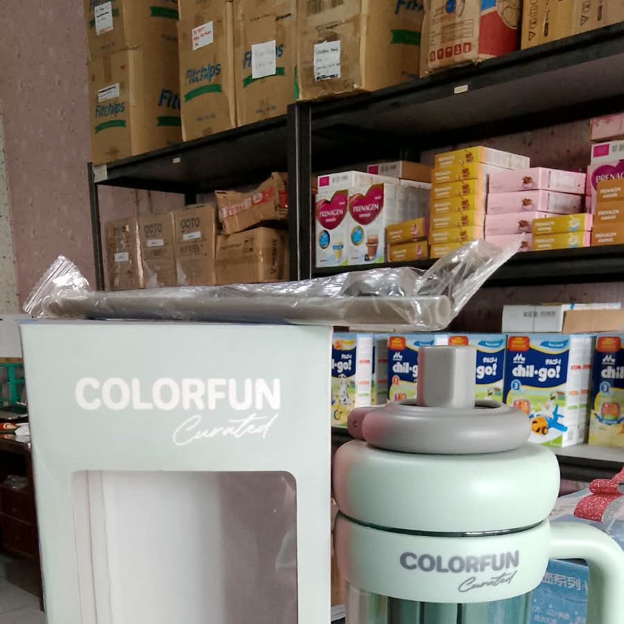 TUMBLER BOTOL MERK COLLORFUN (SOYA)