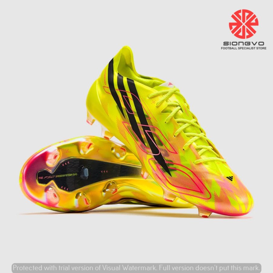 SEPATU BOLA - ADIDAS F50 HYPERFAST EVO FG TOO LIGHT PACK KJ6106