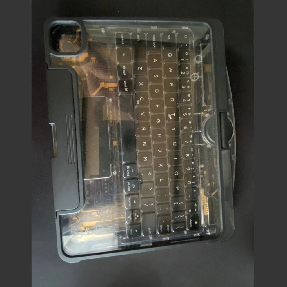 Goojodoq Transparent rotating magic keyboard for Ipad Air 5 10.9" Case (Second/Pre Loved)