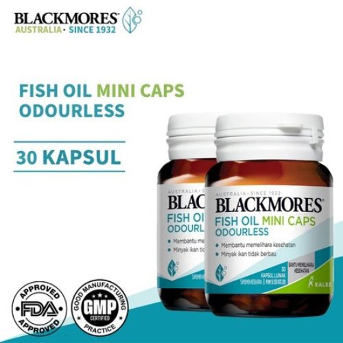 Blackmores Fish Oil Mini Caps Odourless (30) / Blackmores Mini Caps Fish Oil D3 K2