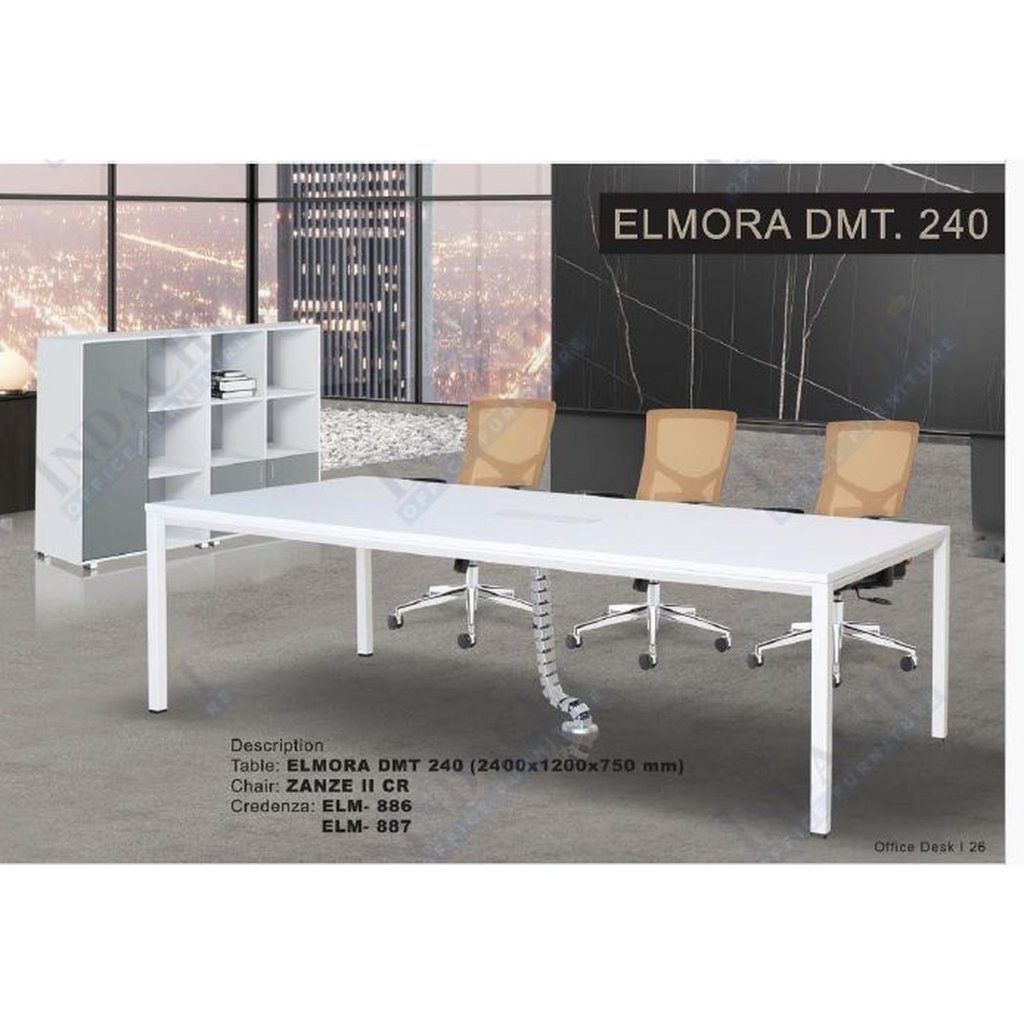 Meja Meeting Meja Rapat INDACHI ELMORA DMT240 size 240cm
