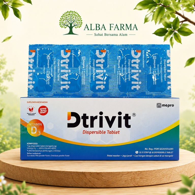 DTRIVIT 400 DISPERSIBLE TAB  - STRIP