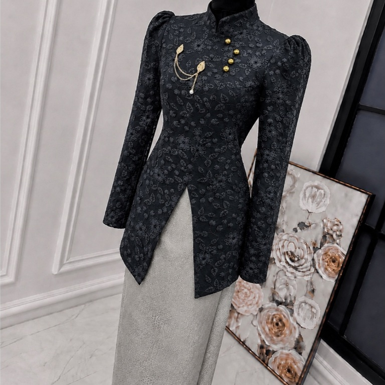 Free Bross/Bisa Cod/Kebaya Janggan Fukuro Jacquard/Kebaya Jawa Janggan