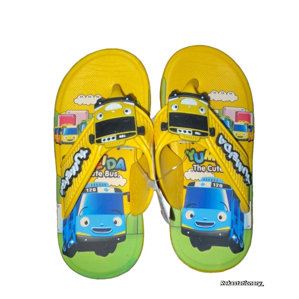 Sandal jepit anak yumeida 8022 || karakter kartun Tayo