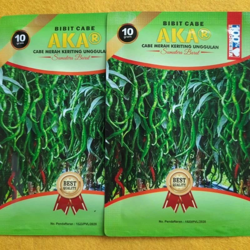 Cabe AKAR 10 Gram - Benih Cabe Merah Keriting AKAR - CMK AKAR - Bibit Cabe AKAR