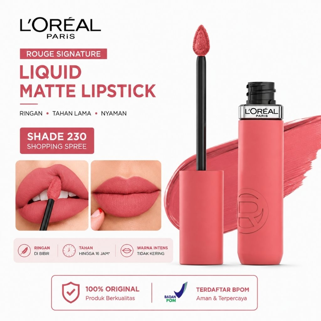 LOREAL Matte Lipstick no 230