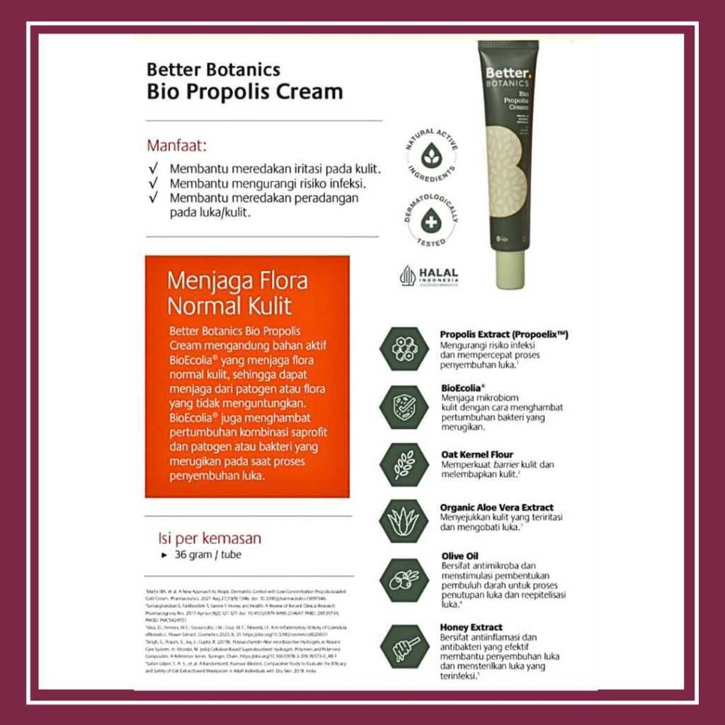 HDI Bio Propolis Cream • Better Botanics • Cream Luka ( Original HDI Origins™ ) - ORIGINAL 100%