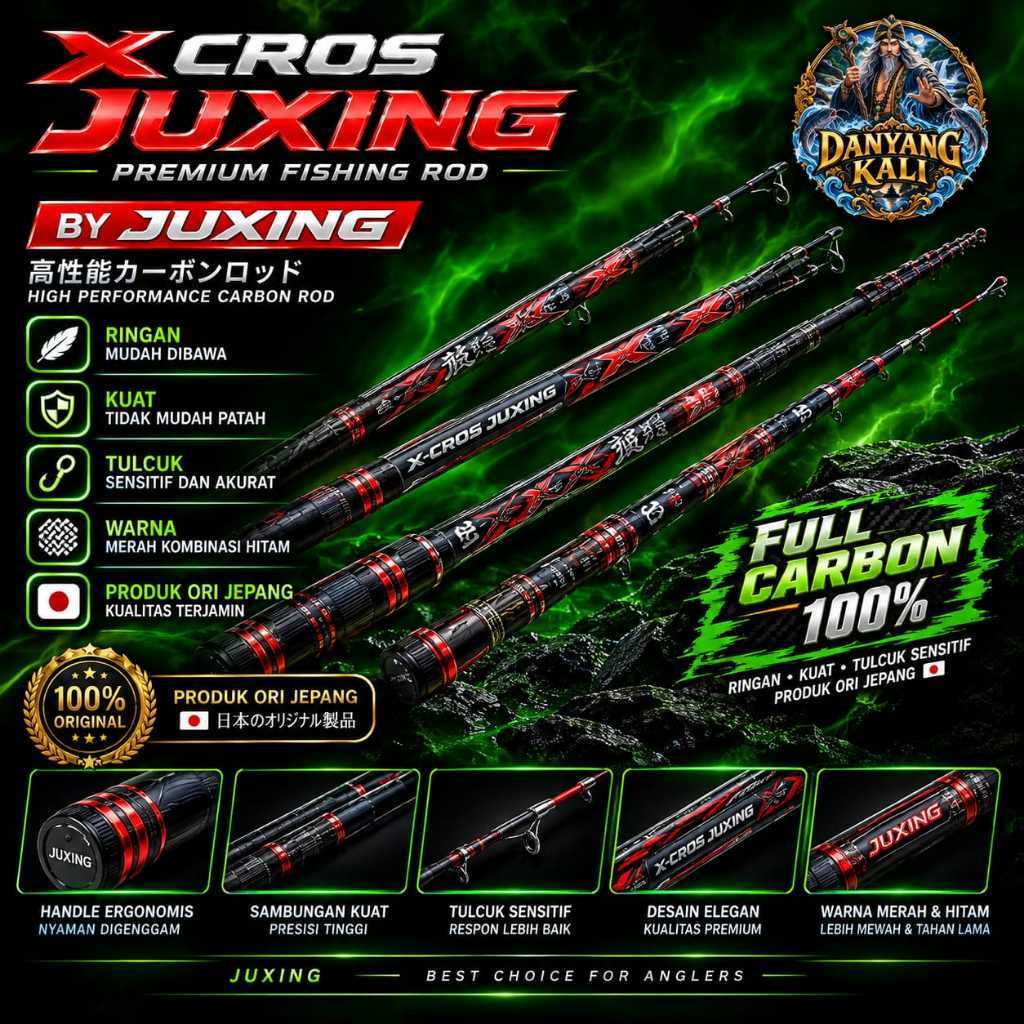 Jual Tegek Impor Juxing Special Carbon