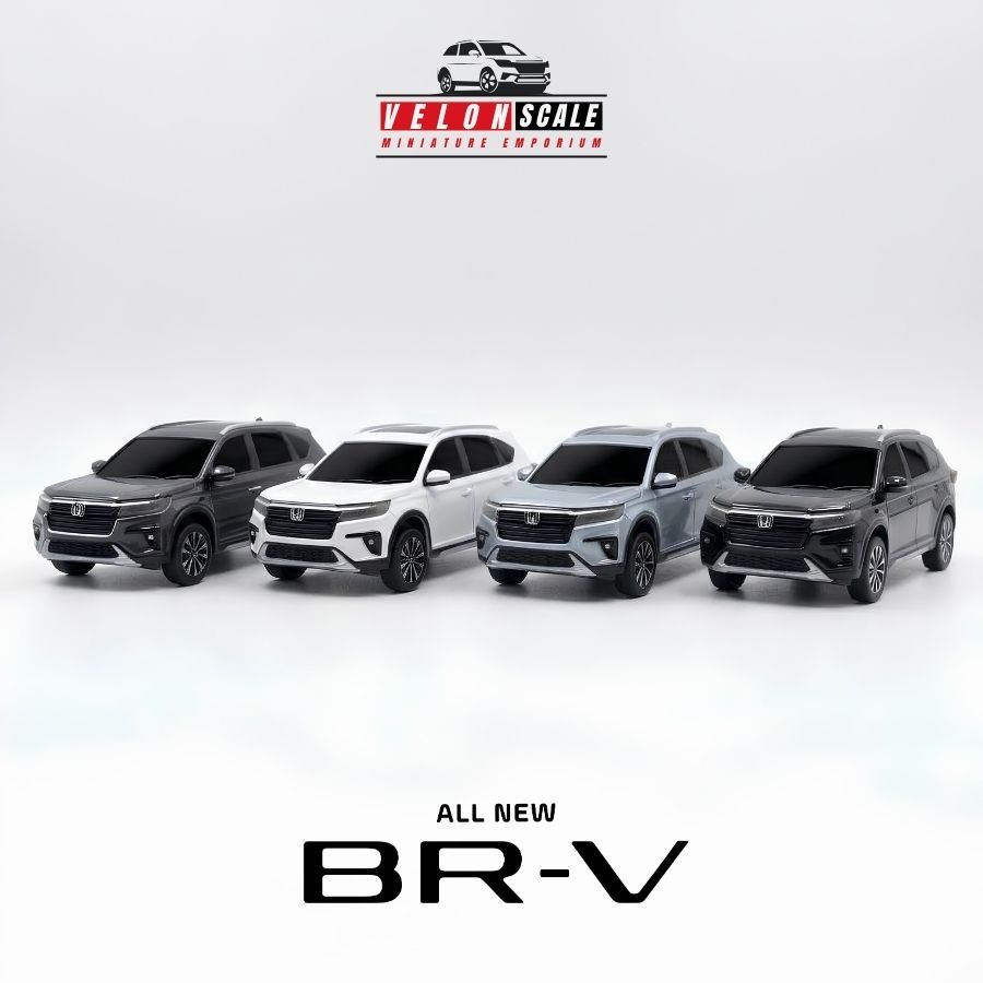 Diecast Miniatur HONDA BRV 2022 Skala 1:64, Replika. Custom Plat&Cat