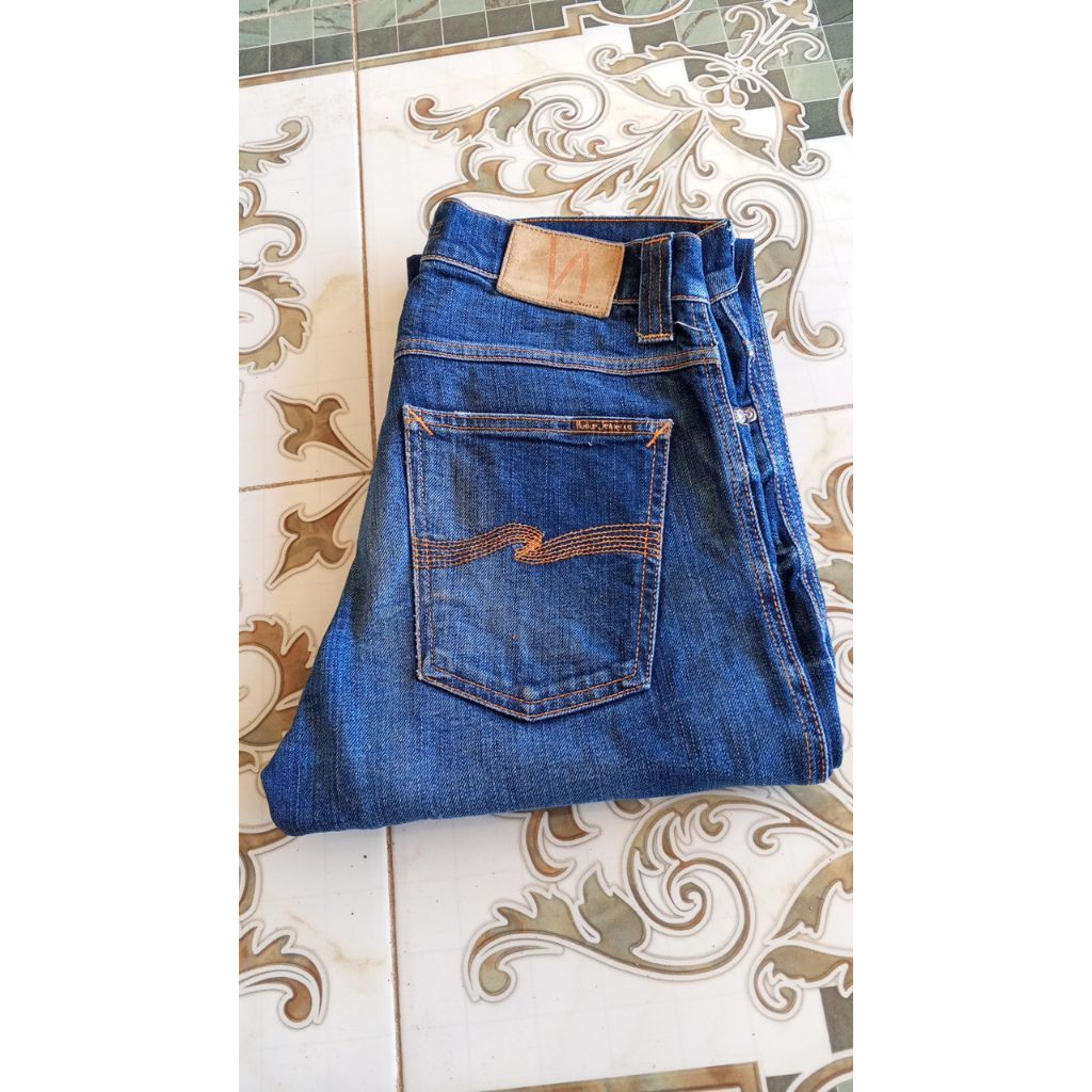Celana Jeans Denim Second Bekas Branded Pl Nudie Size 30