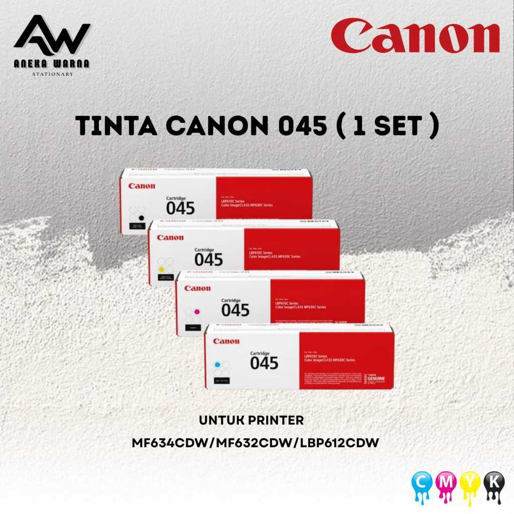 Toner Canon 045 Original Cartridge LBP611 LBP613 MF631 MF633