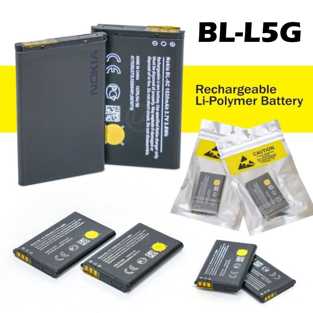 BATT Baterai NOKIA  BL-L5G /  L5J L5K L5E Untuk HP 105 (TA-1375, TA-1633) 105+ (TA-14280 105 New (TA