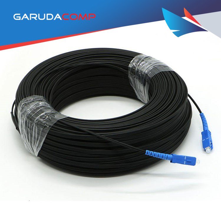 ILLUPRO Kabel Precon 400m 1 Core 3 Seling Dropcore Fiber Optik panjang 400 meter Siap Pakai