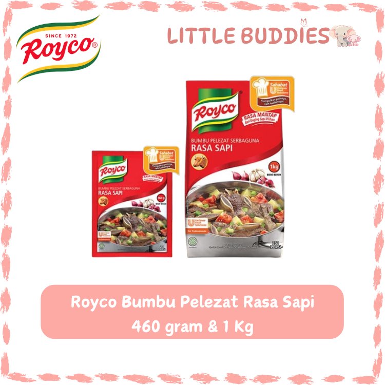Royco Bumbu Pelezat Rasa Sapi 460 gram & 1 Kg Serbaguna