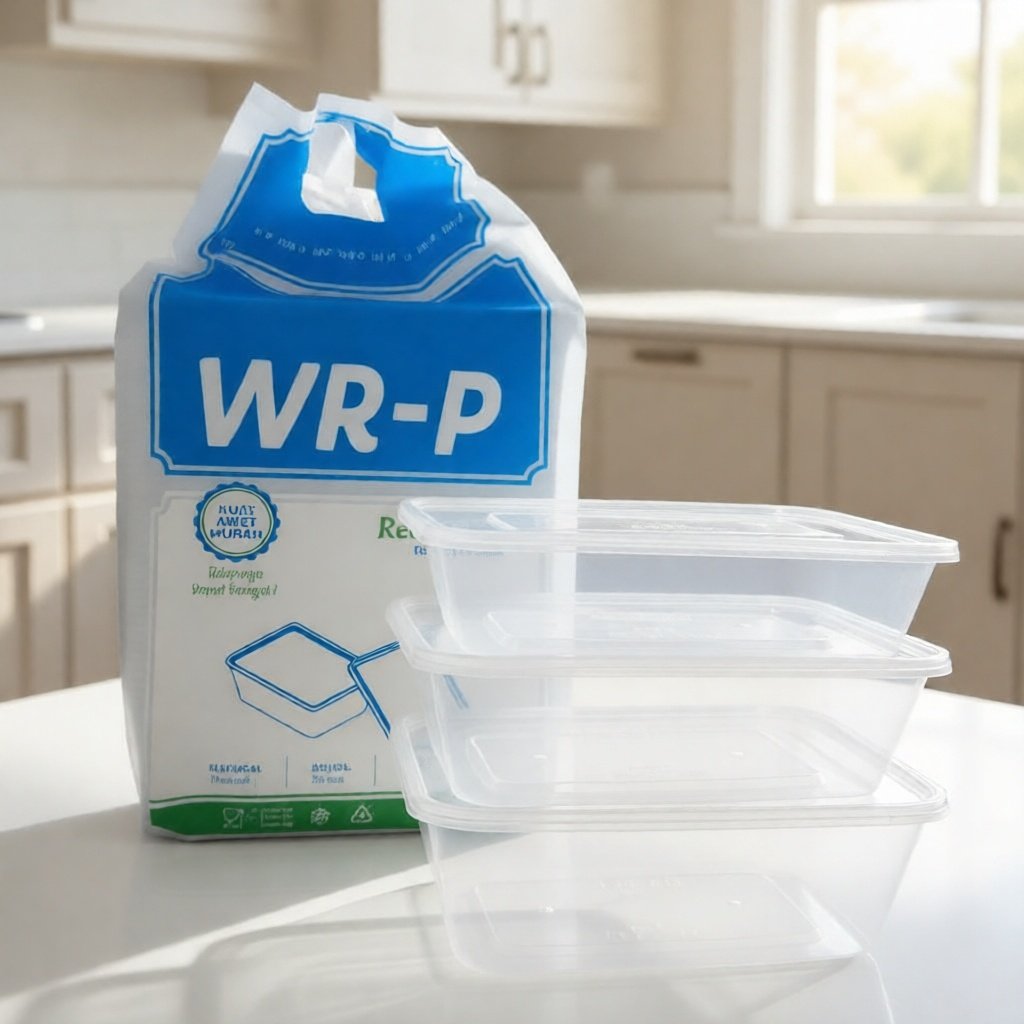 THINWALL SERBAGUNA - TEPAK MAKAN BENING PLASTIK PP5 - TOPLES SEGI TUTUP AWET UK 500-750ML