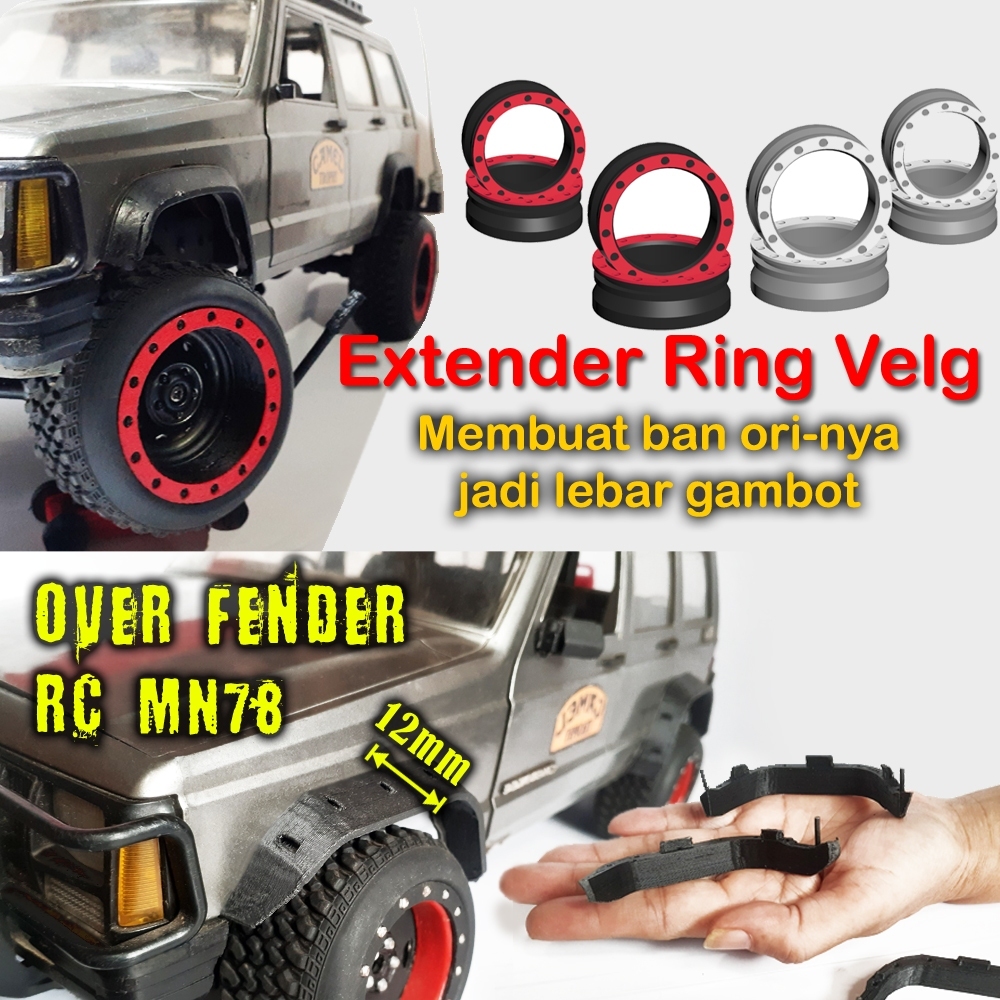 Velg Extender RC MN78 Dan Over Fender RC MN78