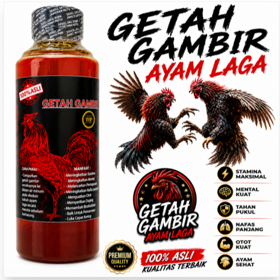 Getah Gambir Kaki Ayam Aduan Herbal Kuat Tahan Banting