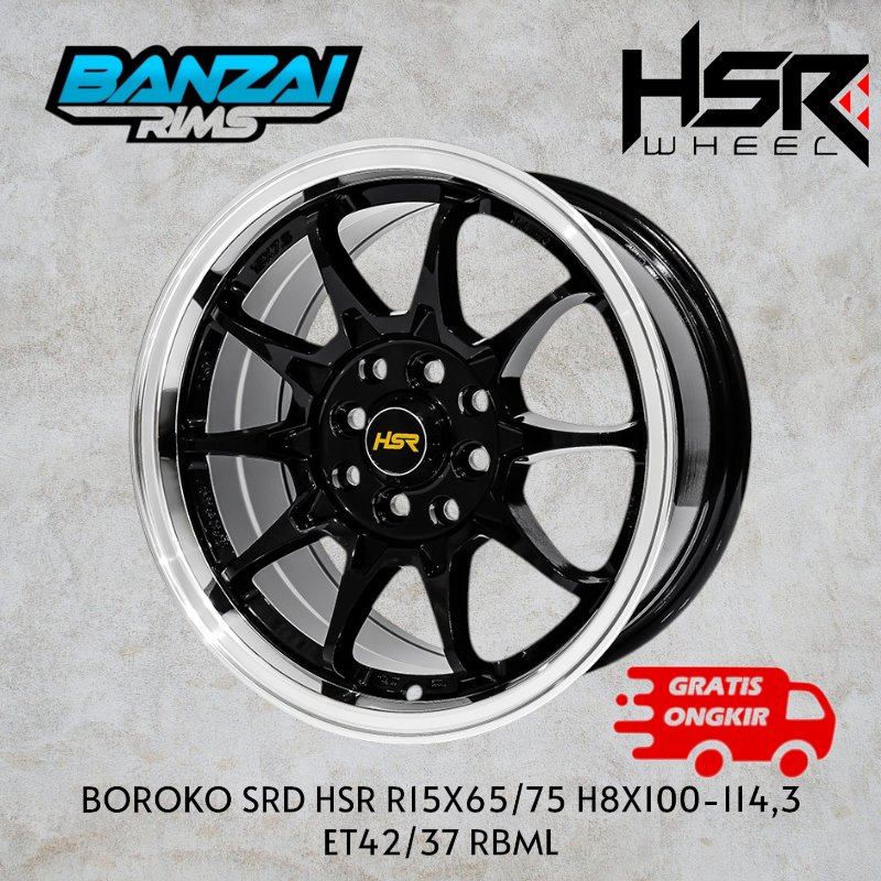 Velg celong hsr boroko srd r15 cocok mobil brio jazz agya avanza xenia dll velg mobil model ce28 r15