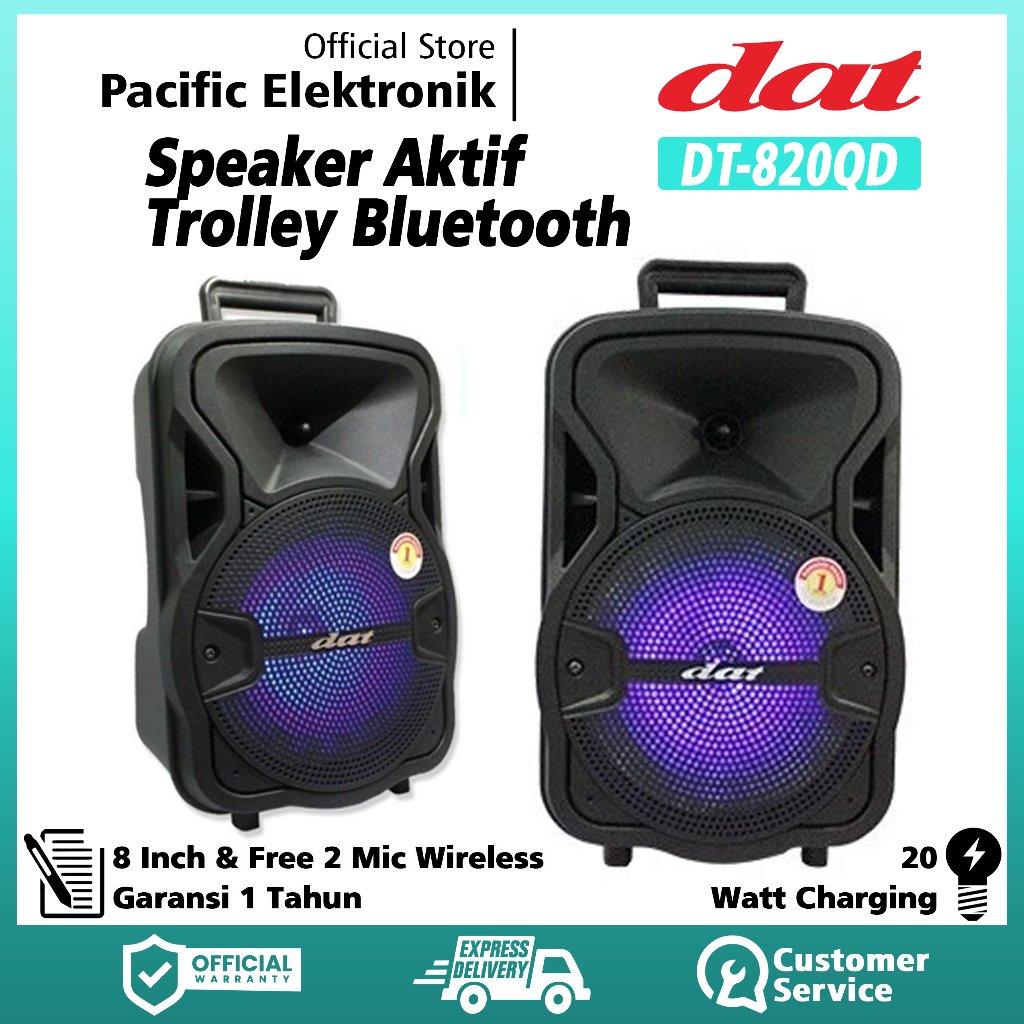 Speaker Trolley 8inch DAT DT-820QD / DAT 820QD