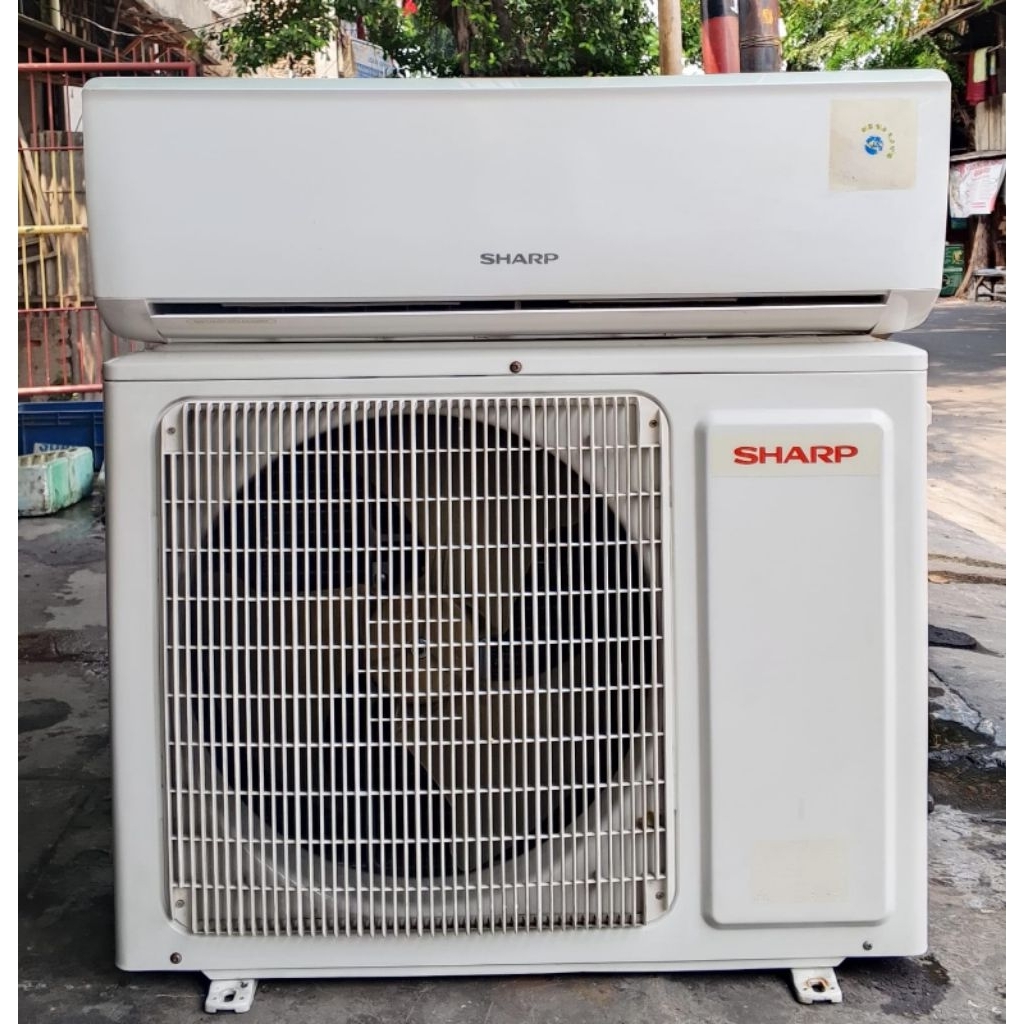 AC Sharp 1 PK R 32  SECOND + pasang (free ongkir se jabotabek)