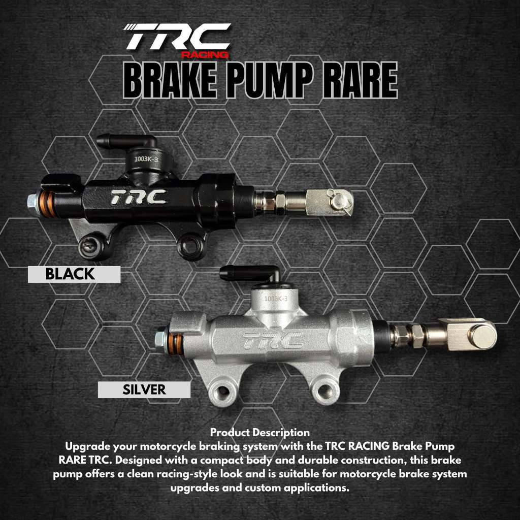 TRC Racing Brake Pump Rear / Tonjokan Master Rem Belakang Ninja R/SS/RR Satria Fu Vixion Mx King Jup