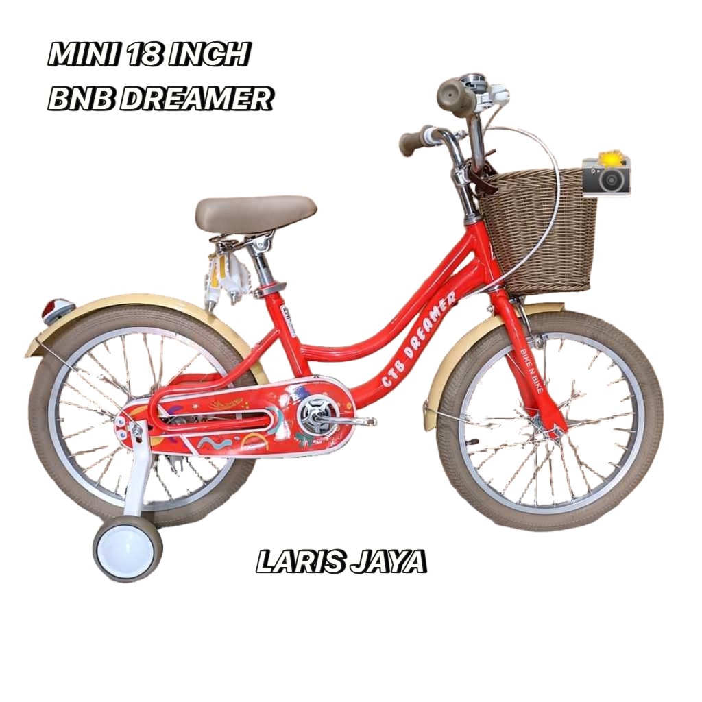 BNB Dreamer Sepeda Anak Perempuan 12-18 Inch sepeda anak bnb dreamer bnb terbaru