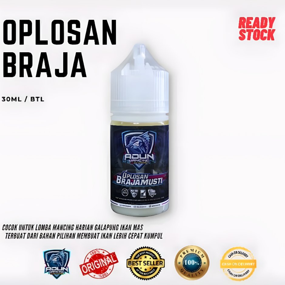Essen Oplosan Umpan ikan lele Adun Mancing Braja musti 15/30ML-Glt  harian