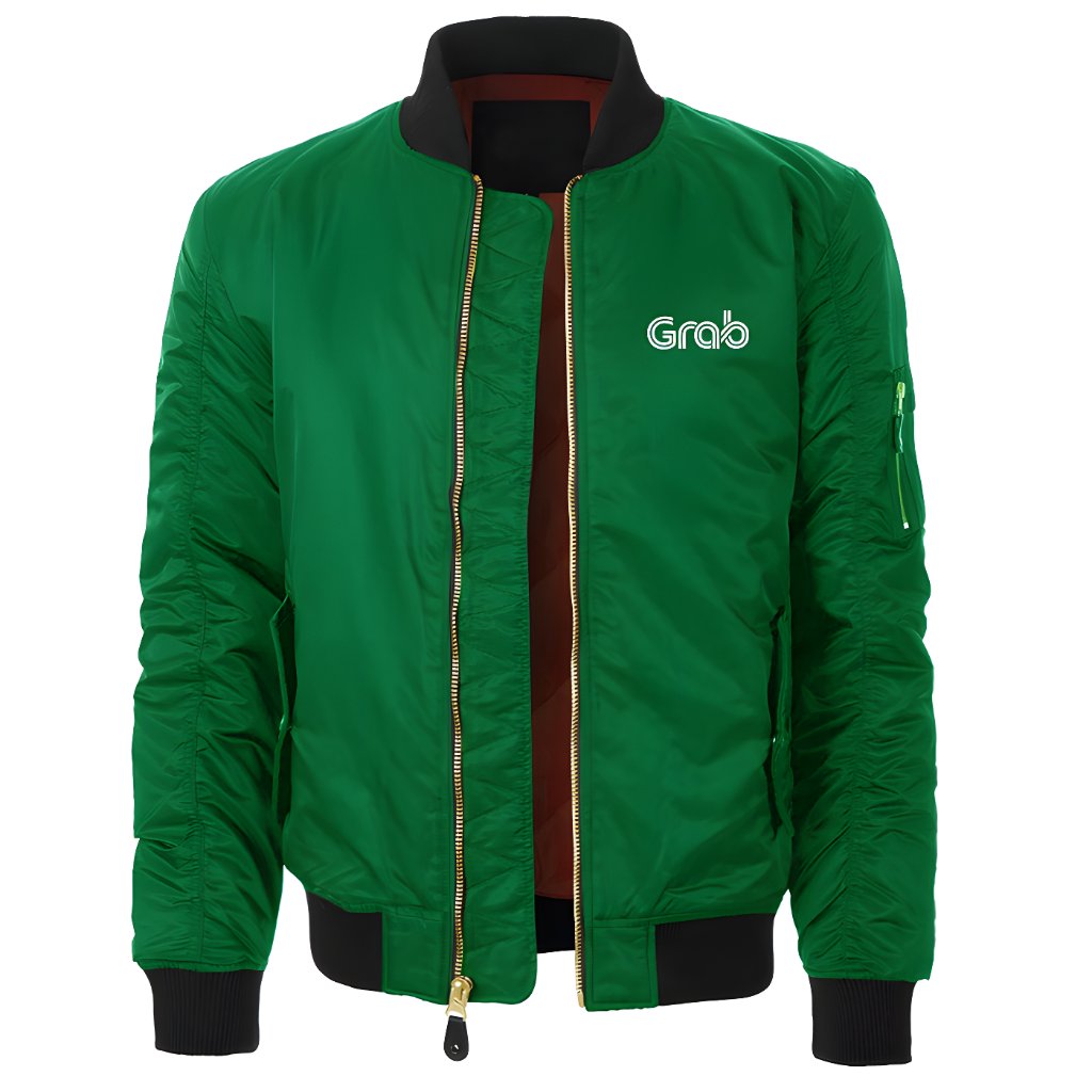 Jaket Bomber Grab Pria Taslan waterproof / Jacket Grab Terbaru / Jaket Grab Terbaru Original bisa cu