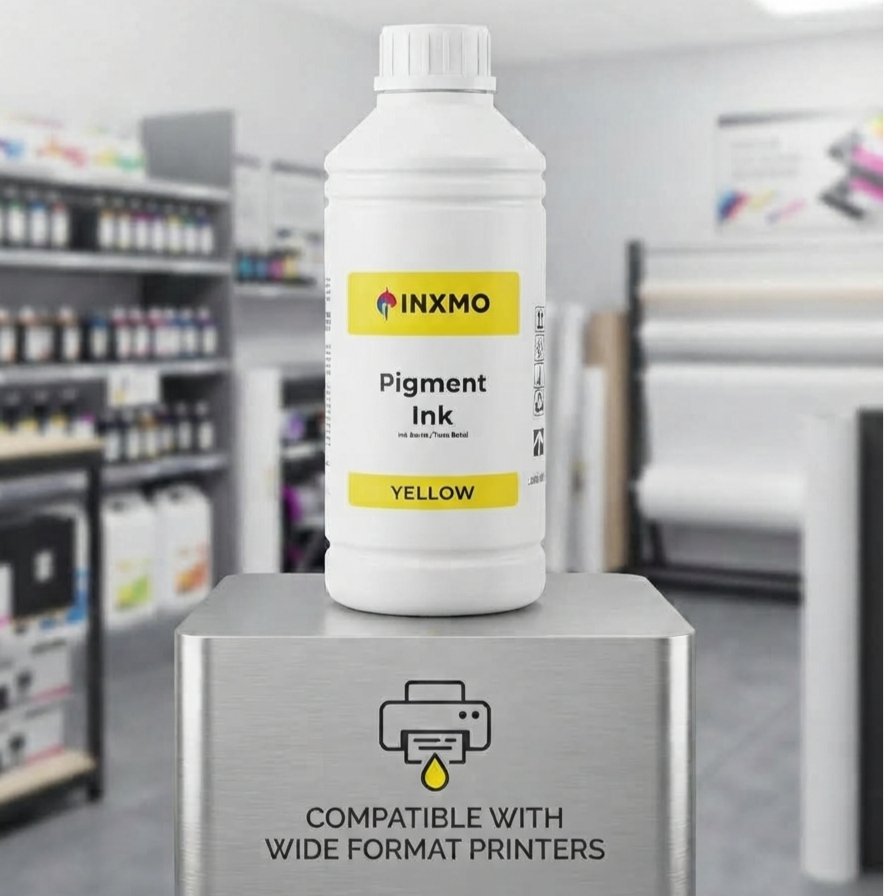 INXMO PIGMENT INK WF YELLOW 1000ML